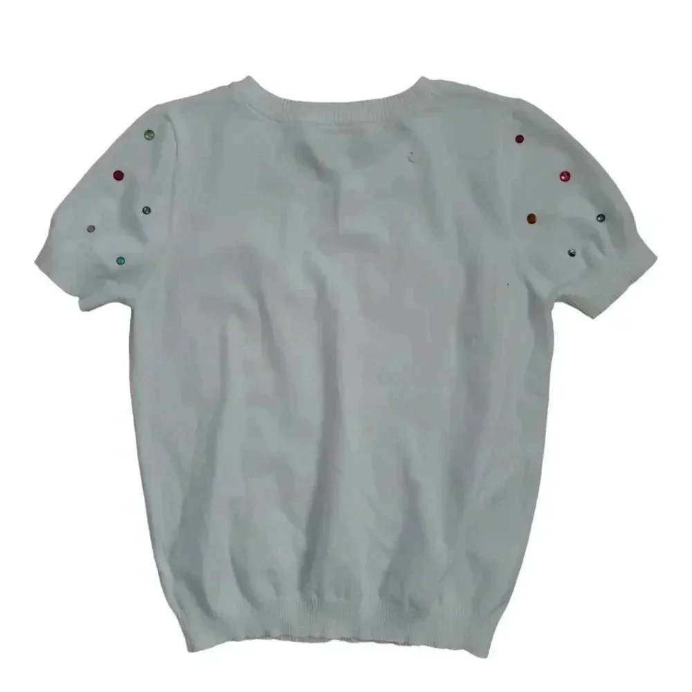 Milly Minis Rainbow Gem Pullover Big Kids Size 10